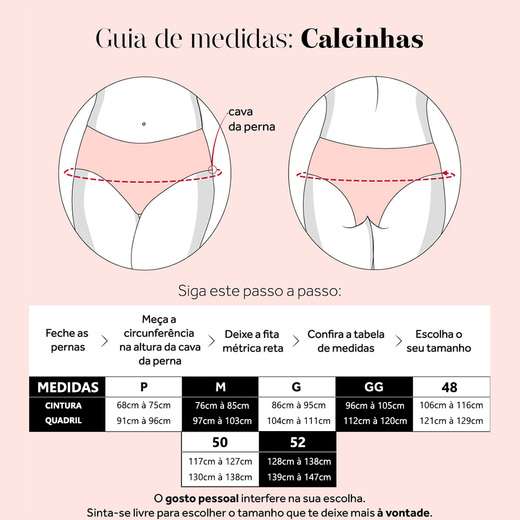 Kit 3 Calcinhas Atlética Microfibra Concept Lingerie