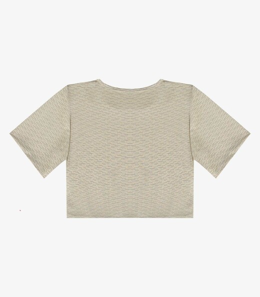 Blusa Feminina Em Tecido Sideral Infinita Cor Bege