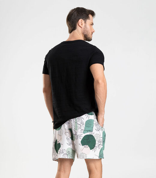 Bermuda Masculina De Microfibra Long Bong Verde