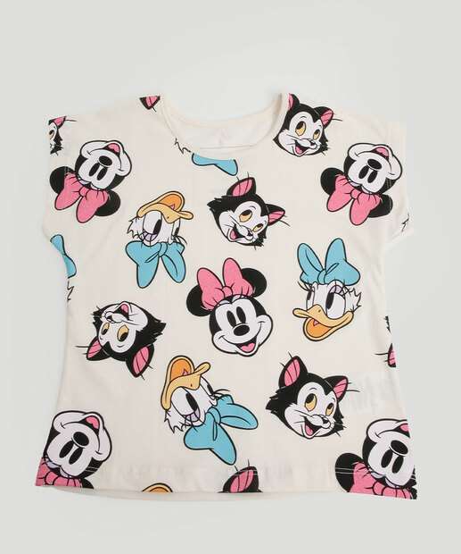 Image_Blusa Manga Curta Minnie E Margarida Disney Tam 4 a 10