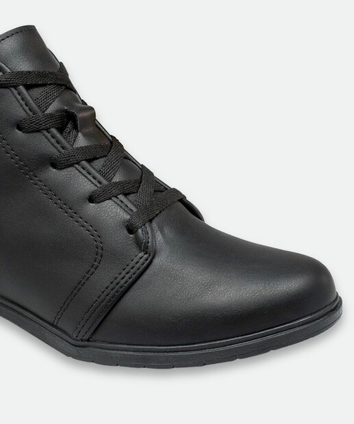 Bota Feminina Cano Curto Salto Grosso Mississipi Preto
