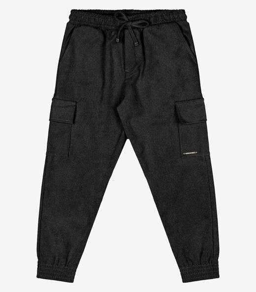 Image_Calça Infantil Feminino Jogger Trick Nick Preto