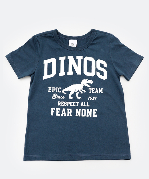 Conjunto Infantil Dinossauro Marisa Tam 4 a 10 Azul