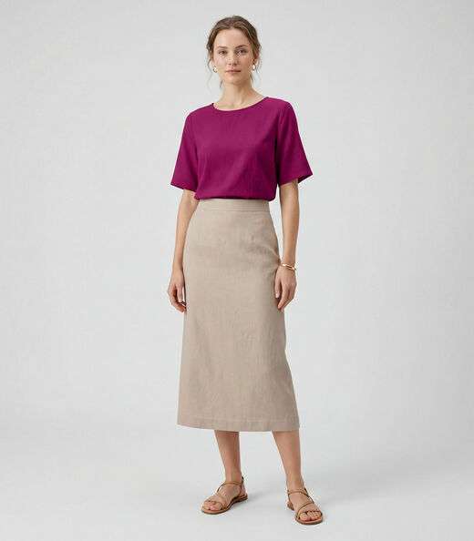 Image_Blusa Cropped Feminina Em Viscose Infinita Cor Vermelho