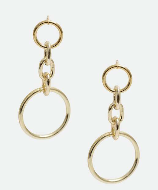 Brinco Feminino Pendurado Argolas Marisa