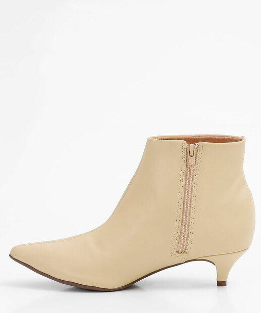 Bota Feminina Ankle Boot Salto Fino Via Uno
