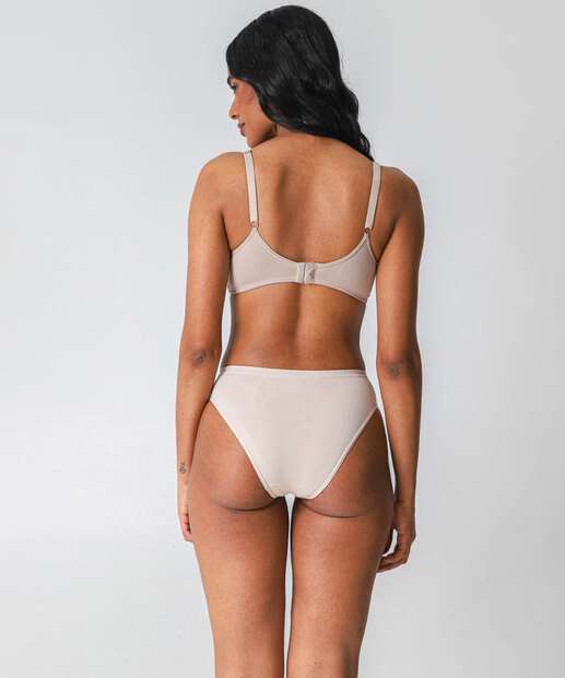 Kit 2 Calcinhas Sem Costura Cintura Alta Preto