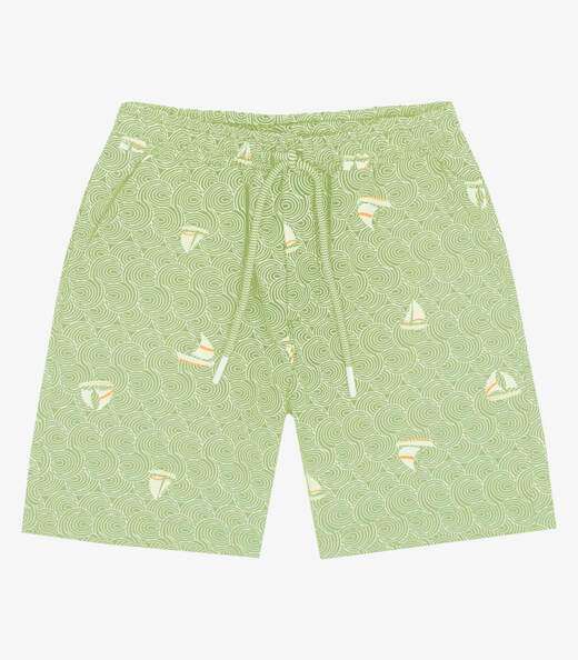Bermuda Infantil Masculina Trick Nick Verde