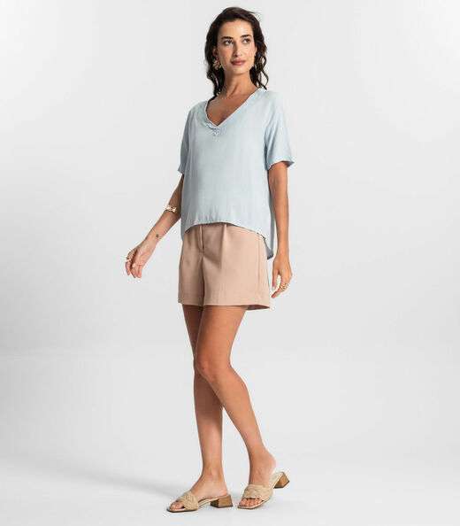 Blusa Feminina Lisa Endless Azul