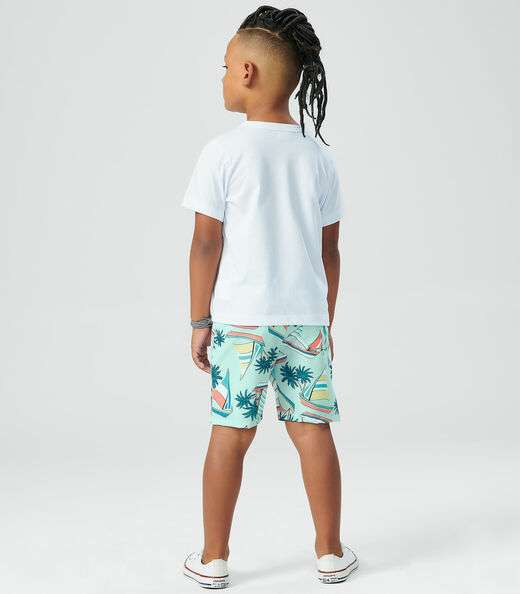 Conjunto Masculino Holiday Rovitex Kids Branco