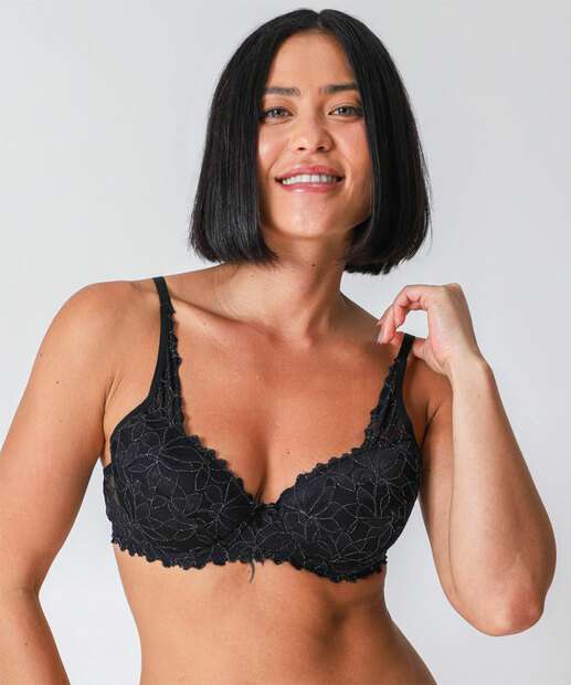 Image_Sutiã de Renda Com Base Brilho Lurex Marisa Preto