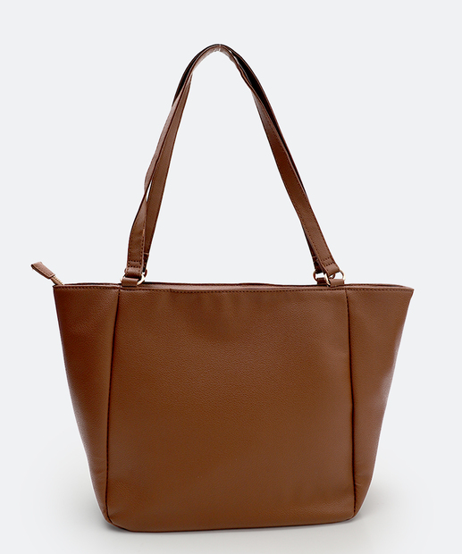 Bolsa De Ombro Tote Feminina Marisa Marrom