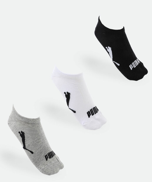 Image_Kit Sortido 3 Pares Meias Femininas Invisíveis Puma 