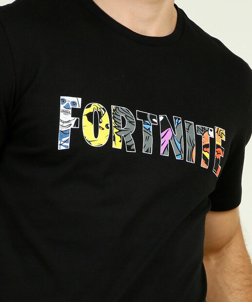 Camiseta Masculina Estampa Frontal Fortnite