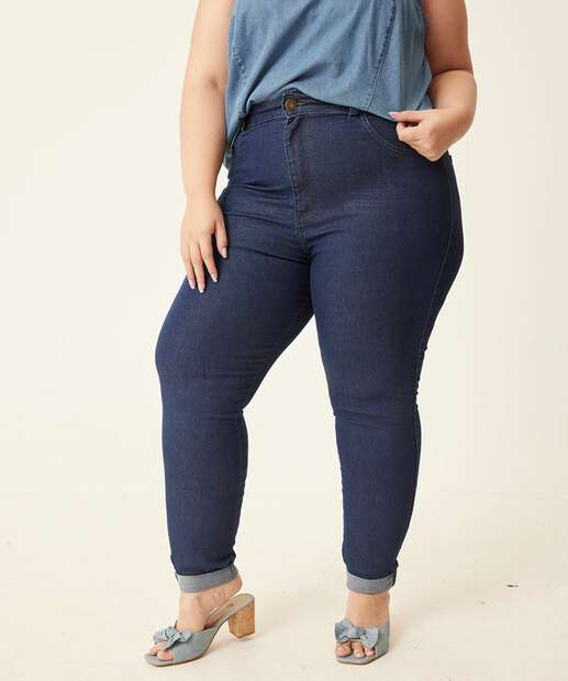 Calça Plus Size Feminina Skinny Biotipo