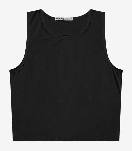 Regata De Viscotorcion Básica Feminina Endless Preto