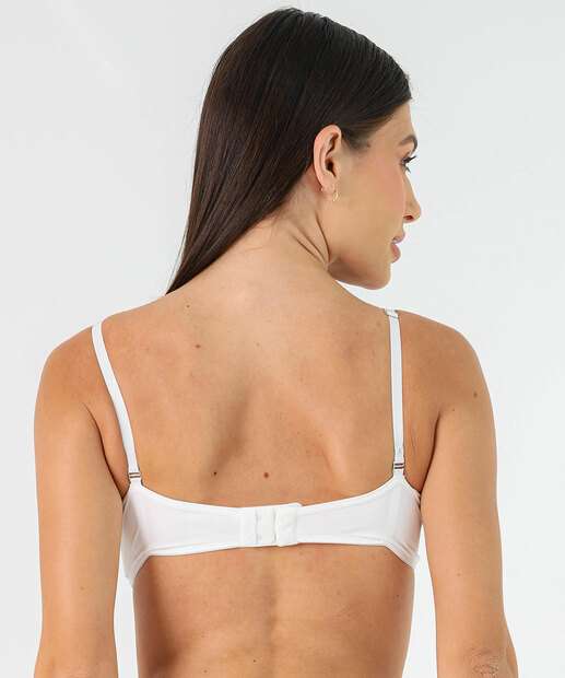 Sutiã de Renda Com Base Tomara Que Caia Marisa Off White