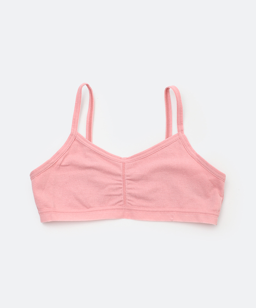 Conjunto Juvenil Top e Calcinha DelRio Tam 10 a 16 Rosa 