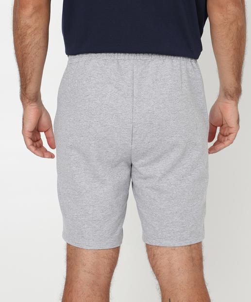 Bermuda Masculina Moletom Marisa Cinza