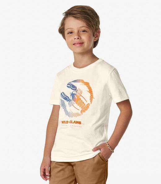 Camiseta Masculina em Meia Malha Trick Nick Off White