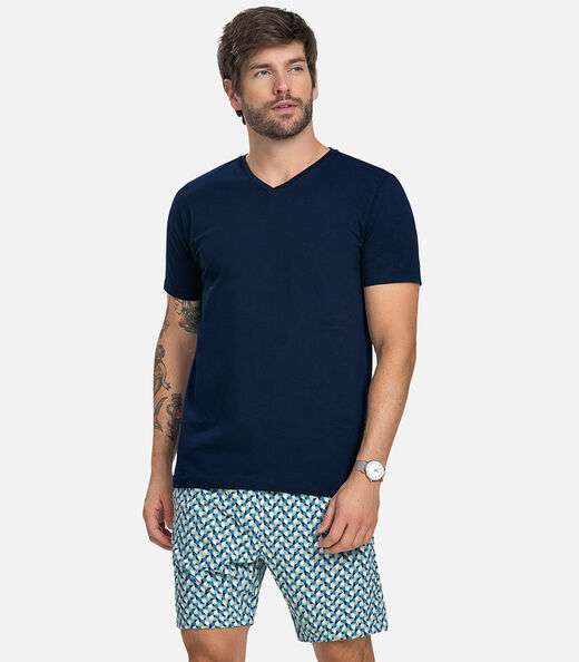 Image_Shorts Masculino Microfibra Azul