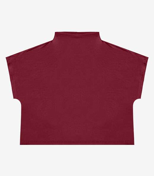 Blusa Feminina Com Gola Chaminé Select Vermelho