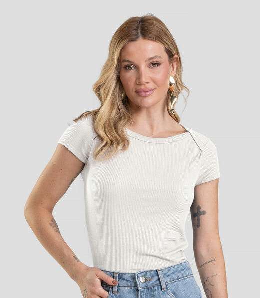 Image_Blusa Feminina Canelada Dianna Bege