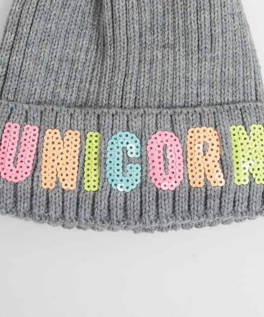 Touca Infantil Pompom Paetê Marisa