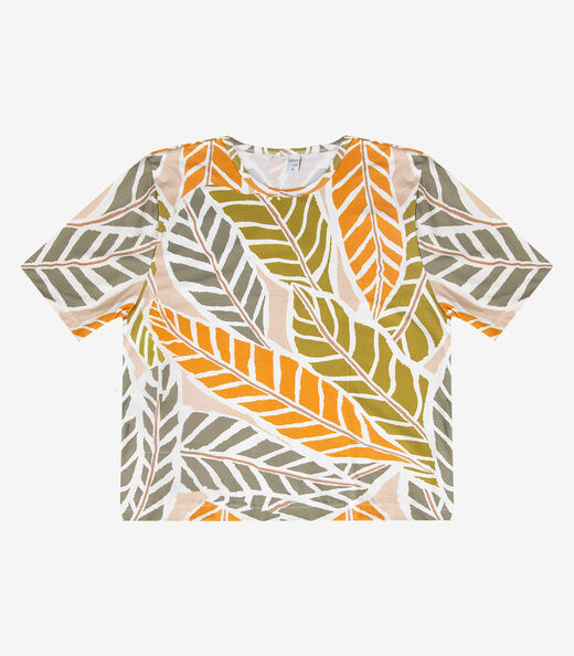Blusa Feminina Estampada Infinita Cor Roxo