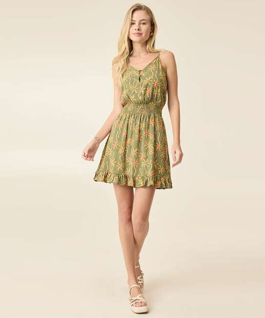 Image_Vestido Feminino Estampado Alças Finas Marisa