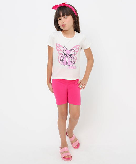 Image_Bermuda Infantil Ciclista Cotton Marisa Tam 4 a 10 Rosa