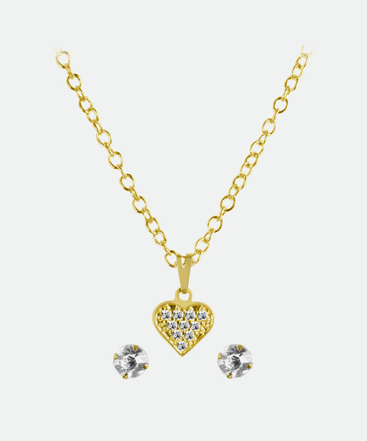 Kit Relógio Feminino Strass Lince LRG4808L40 KBPGCCKX