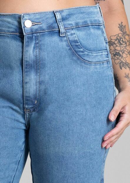 Cal?a Jeans Sawary Plus Size Levanta Bumbum - 282104