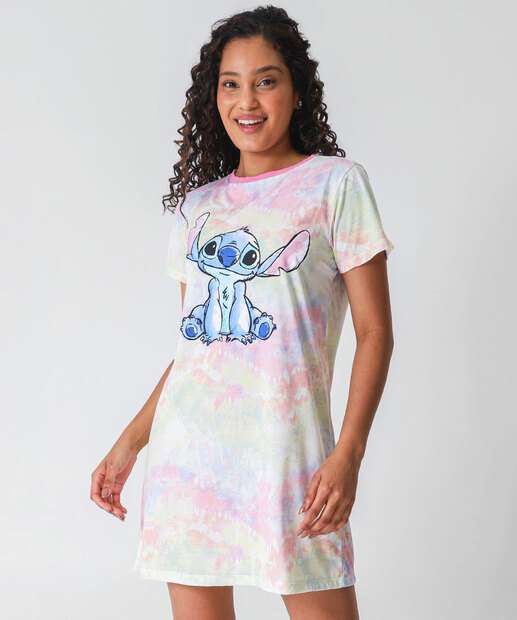 Image_Camisola Estampa Stitch Manga Curta Off White