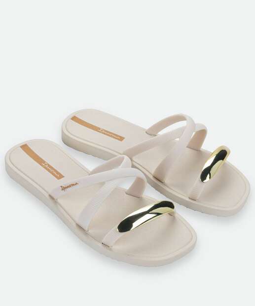 Image_Chinelo Feminino Ipanema Slide Metal-Chic Off White