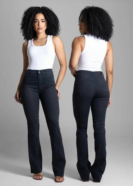 Calça Sarja Sawary Boot Cut - 282753