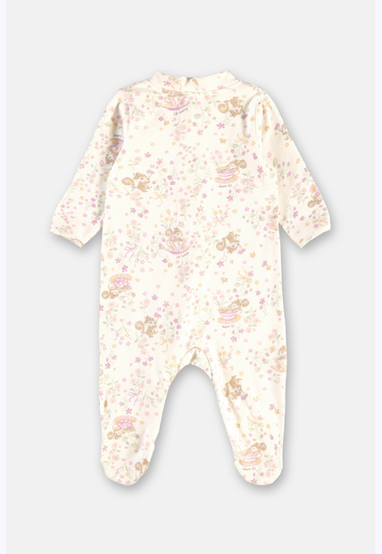 Macacão Bebê Suedine Zíper Up Baby