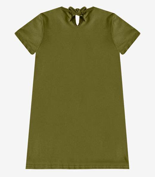 Vestido Menina Infantil em Molecotton Select Verde