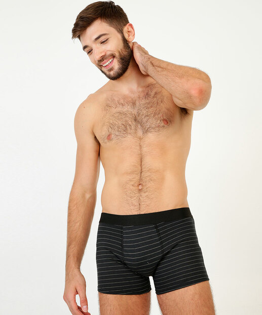 Kit 3 Cuecas Boxer Masculina Listradas MR  