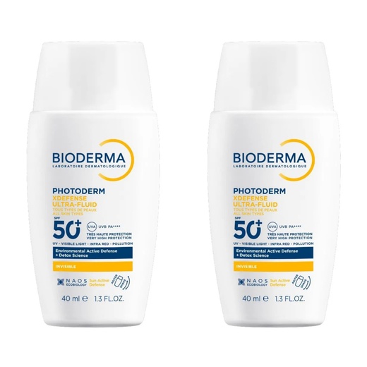 Image_Kit com 2 Unidades de Protetor Solar Bioderma Photoderm XDefense Ultra Fluid FPS