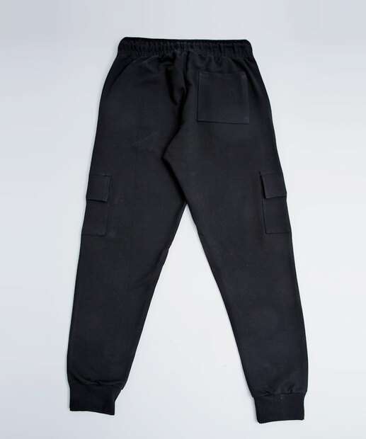 Calça Masculina Moletinho Jogger Cargo MR 