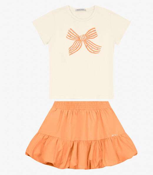 Image_Conjunto Feminino  Blusa com Saia Trick Nick Off White