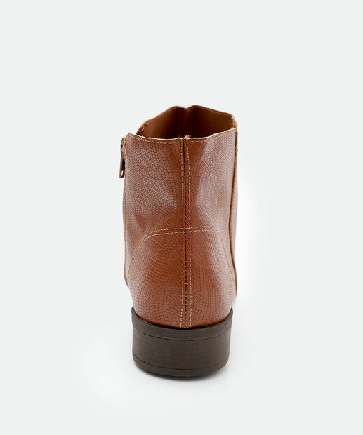 Bota Feminina Cano Curto Via Uno Marrom