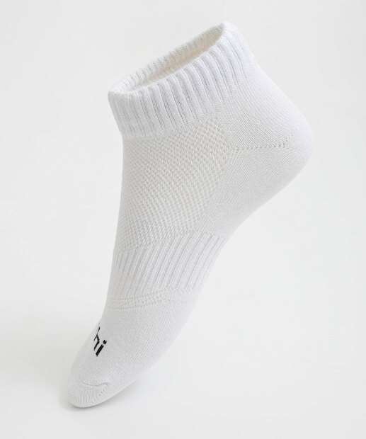 Kit 3 Pares Meias Feminina Soquete Branco