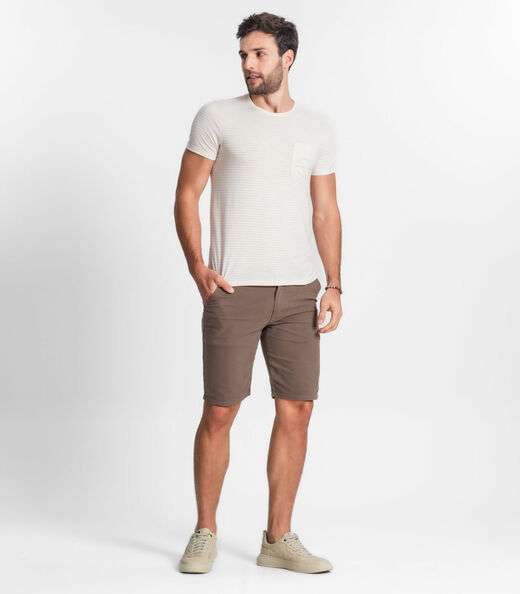 Camiseta Masculina Diametro Bege