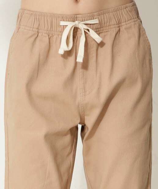 Calça Juvenil Jogger Sarja Bolsos MR Tam 10 a 16