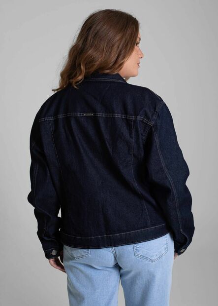 Jaqueta Jeans Sawary Plus Size - 282500