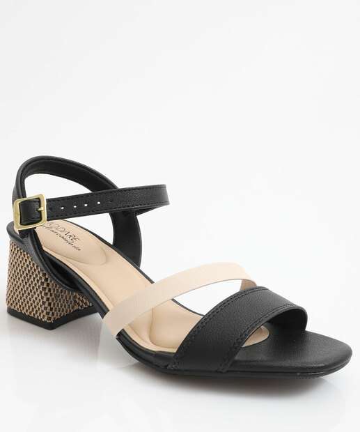 Image_Sandália Feminina Salto Grosso Modare Preto