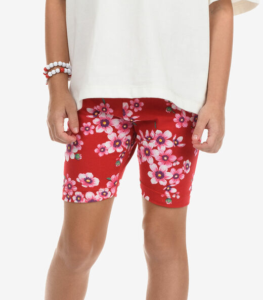 Conjunto Blusa Com Ciclista Meia Malha Rovi Kids Bege