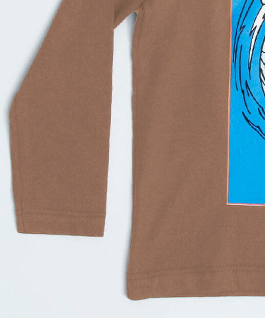 Camiseta Infantil Estampa Frontal Snoopy Tam 1 a 4